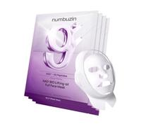 numbuzin No.9 Sheet Mask | NAD+ BIO Full Face Mask | Improves Jawline, Jowls, Wrinkles, Neck Lines | Peptides, NAD+, Collagen | Skin Firmness | 4 Sheets + Band
