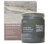 Numeira Mascarilla de barro del Mar Muerto, Mascarilla Hidratante Cuerpo y Cara, Mascarilla de Arcilla con Agua de Rosas de Jordania, Máscara Rica en Minerales Cara Todo Tipo de Piel, 225 g