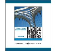 Numerical Methods for Engineers (Int'l Ed) by Steven C. Chapra (2010-05-01)