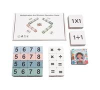 Numéricos para Matemáticas | Juguetes Aritméticos De Madera | Manipulativos Matemáticos De Multiplicación Y División | para Estudiantes De Primaria Aula Educación En Casa Maestros Instrucción