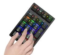 Numerisches Tastaturgerät - Wireless USB Mini | Tragbares mechanisches 21-Tasten-Pad für Laptop, PC, Desktop, Tabellenkalkulation, Buchhaltung, Programmierung, Finanzanalyse, Schreibwerkzeug, Büroprod