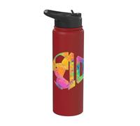 NÚMERO 10 AÑOS FÚTBOL 10 DE NACIMIENTO Stainless Steel Insulated Water Bottle