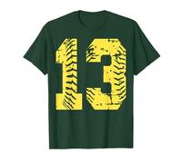 Número 13 Grupo Amarillo Cumpleaños de Halloween de Camiseta