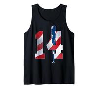 NÚMERO 14 AÑOS DE BASBÁBOLO 14 DÍAS DE Nacimiento Camiseta sin Mangas