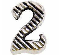 Número 2 de metal para deslizar de 10 mm.