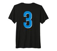 Número 3 de Deportes universitarios de Uniforme de Jersey, Tercer Lugar Camiseta Premium