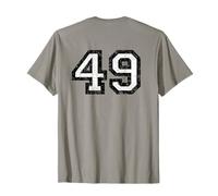 Número 49 (Vintage Negro/Blanco) No. 49 Camiseta