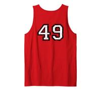Número 49 (Vintage Negro/Blanco) No. 49 Camiseta sin Mangas