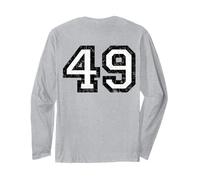 Número 49 (Vintage Negro/Blanco) No. 49 Manga Larga