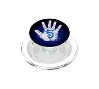 Número 5 Mano Signo Cinco Hola Saludo Juegos Academia PopSockets PopGrip para MagSafe