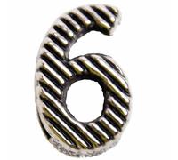 Número 6 de metal para deslizar de 10 mm.