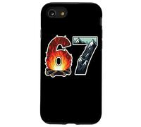 Número 67 de Troncos de Incendio de Camping Montaña Carcasa para iPhone SE (2020) / 7/8