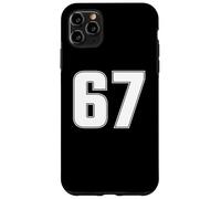 NÚMERO 67 SEXTY SEVEN AÑOS DE EQUIPO DEPORTIVO JERSEY 67 Carcasa para iPhone 11 Pro Max
