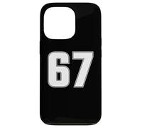 NÚMERO 67 SEXTY SEVEN AÑOS DE EQUIPO DEPORTIVO JERSEY 67 Carcasa para iPhone 13 Pro