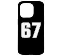 NÚMERO 67 SEXTY SEVEN AÑOS DE EQUIPO DEPORTIVO JERSEY 67 Carcasa para iPhone 15 Pro