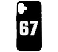 NÚMERO 67 SEXTY SEVEN AÑOS DE EQUIPO DEPORTIVO JERSEY 67 Carcasa para iPhone 16 Plus