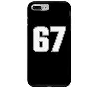 NÚMERO 67 SEXTY SEVEN AÑOS DE EQUIPO DEPORTIVO JERSEY 67 Carcasa para iPhone 7 Plus/8 Plus
