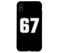 NÚMERO 67 SEXTY SEVEN AÑOS DE EQUIPO DEPORTIVO JERSEY 67 Carcasa para iPhone XS Max
