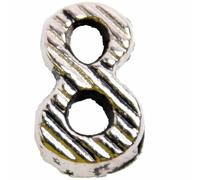 Número 8 de metal para deslizar de 10 mm.