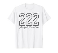 Número Ángel 222 Numerología Espiritualidad Camiseta gráfica económica