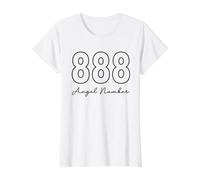 Número Ángel 888 Numerología Espiritualidad Camiseta gráfica económica