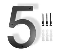 Número De Casa 20-30 Cm Big Exterior House Number Outdoor Letters 0-9 Big Door Alphabet Home Outdoor Numbers Address Plaque Signs On The Door(Number-5,20cm (8 inches))