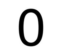 Número De Casa 3D Double-sided Lighted House Numbers Outdoor Waterproof Door Plates Metal Letter Sign Plate Villa Address Number(0,12.5cm 5inch,4000K)