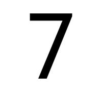 Número De Casa 3D Double-sided Lighted House Numbers Outdoor Waterproof Door Plates Metal Letter Sign Plate Villa Address Number(7,Custom size,4000K)