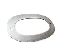 Número De Casa Acero Inoxidable 5 Pulgadas, 0 A 9, Placas Puerta Metal Flotantes for Exteriores, Señales Dirección, Números Exterior Gran Tamaño 127mm, 1 Ud(Number 0)