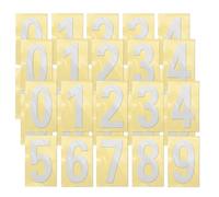 Número de casa adhesivo, resistente a la intemperie, pegatinas reflectantes para números, pegatinas para números grandes, pegatinas autoadhesivas, número de puerta, números de buzón, vinilo,