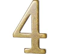Número de casa autoadhesivo, buzón de calle for el hogar del hotel de apartamentos(Bronze,4-5x3cm)