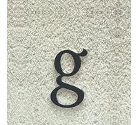 Número de casa clásico de acero inoxidable, RAL 7016, gris antracita/antracita, g, 20 cm