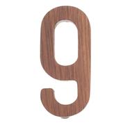 Número de Casa de Madera Maciza 3d, Gran Tamaño, Imán Exterior