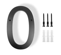 Número De Casa Exterior House Numbers Outdoor Letters Digital 20-30cm 0-9 Apartment Door Number Exterior House Address Number Signs On The Door(Number-0,25cm (10 inches))