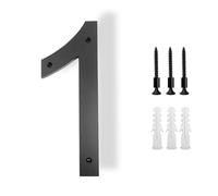 Número De Casa Exterior House Numbers Outdoor Letters Digital 20-30cm 0-9 Apartment Door Number Exterior House Address Number Signs On The Door(Number-1,25cm (10 inches))