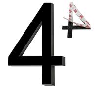 Número de Casa Nr.4,Números Adhesivos Altura de 9,6 cm