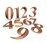 Número de casa, Placa de plástico 23 cm gran tamaño for número puerta casa, dirección hotel, placa adhesiva for(4)