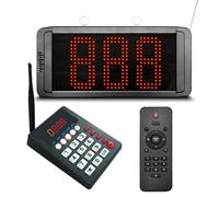 Número de cola Sistema de Llamadas, Sistema de búsqueda de clientes, Sistema de Gestión de Colas para Café/Bar/Clínica, Take A-Number Calling Cola, Fast Food Restaurant Pager System (1 Teclado +1