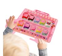 Número De Color Magnético Laberinto - Tablero De Acoplamiento De Color, Juego De Clasificación Educativa | Diseño Interactivo Del Motor Fino, Actividad De Contar En Edad Preescolar, Juguete para