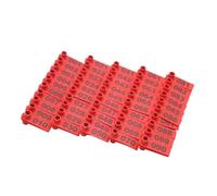 Número de la etiqueta de oído del ganado, Livestock Ear Tags Pack of 100 Multicolor 001-1000 for Sheep Goats Pigs Cattle(Rosso,801-900)