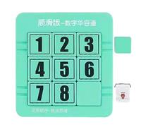 Número de madera PUZLE SLIPE, NÚMER TARJETAS DE PUZZLE PARA NIÑOS | Niños de madera que fluye puñetazos en bloques,Niños Brain Teaser el juego para las niñas de viaje