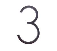 Número de puerta, Forja De Aleación Moderna Negra 12 Cm, Adecuada for Números Exterior En El Hogar(3)