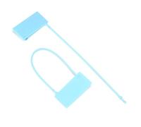 número de sello a prueba de manipulación, Precintos de plástico numerados desechables, a prueba de manipulaciones, grabables, multicolor, 100 unidades(Blue)
