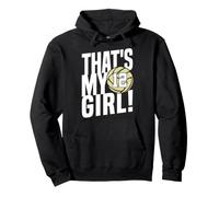 Número Doce That's My Girl #12 Voleibol Mamá Papá Familia Sudadera con Capucha