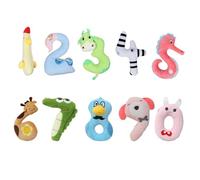 Número Peluche 10 Piezas de Peluche en Forma de Números