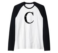 Número Romano 100 C ~ Cien Camiseta Manga Raglan