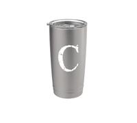 Número romano 100 C ~ Cien Vaso térmico de acero inoxidable de doble pared