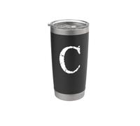 Número romano 100 C ~ Cien Vaso térmico de acero inoxidable de doble pared