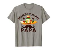 Número Uno Juan Papa Día del Padre Padre Mexicano Padre Divertido Camiseta