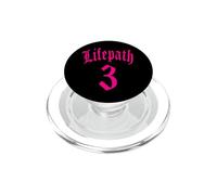 NUMEROLOGÍA Nacimiento Camino DE LA Vida 3 Tres NÚMERO ÁNGEL PopSockets PopGrip para MagSafe